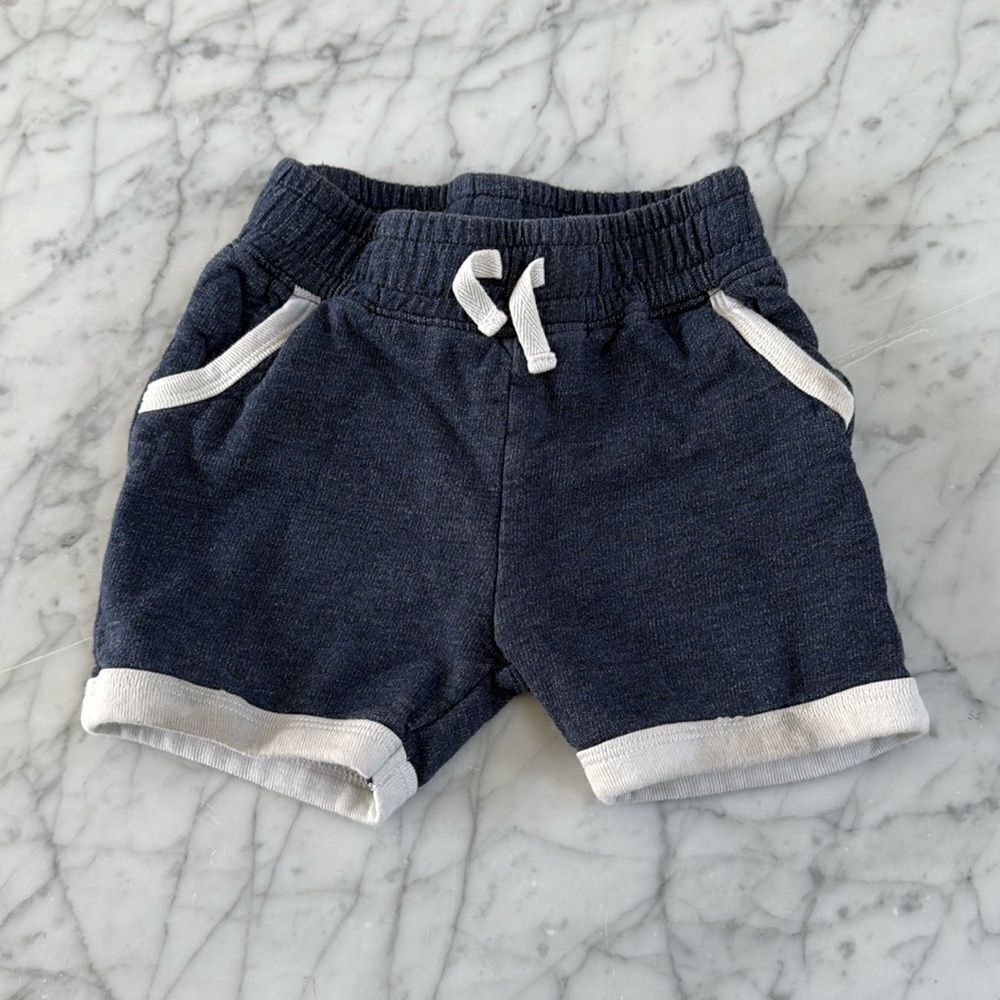Monica and Andy Retro Short in Navy White Sz 18/24 Mo